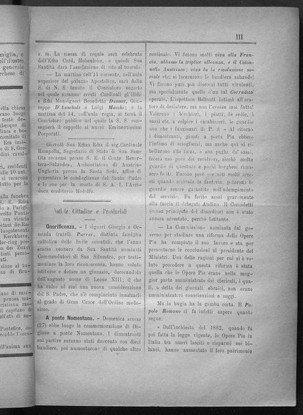 La fedeltà : giornale quindicinale della Società romana dei reduci dalle battaglie in difesa del papato