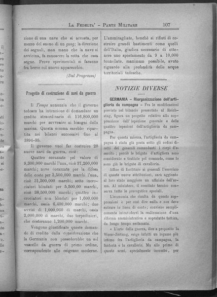 La fedeltà : giornale quindicinale della Società romana dei reduci dalle battaglie in difesa del papato