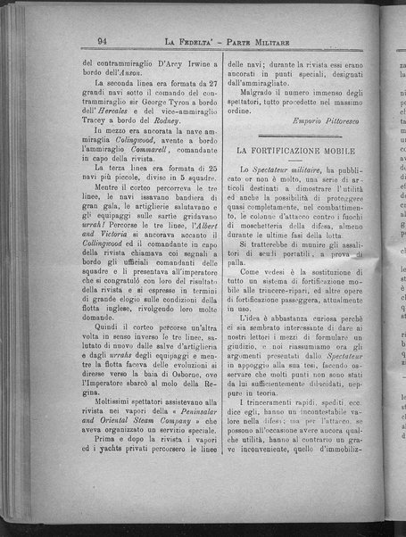 La fedeltà : giornale quindicinale della Società romana dei reduci dalle battaglie in difesa del papato