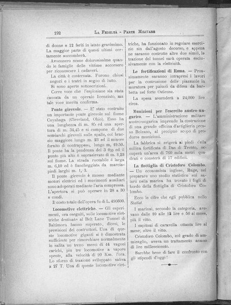 La fedeltà : giornale quindicinale della Società romana dei reduci dalle battaglie in difesa del papato