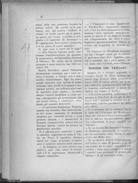 La fedeltà : giornale quindicinale della Società romana dei reduci dalle battaglie in difesa del papato