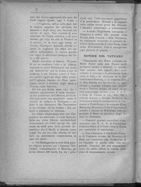 La fedeltà : giornale quindicinale della Società romana dei reduci dalle battaglie in difesa del papato