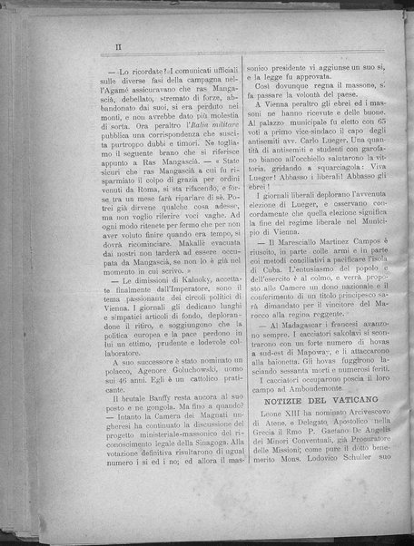 La fedeltà : giornale quindicinale della Società romana dei reduci dalle battaglie in difesa del papato