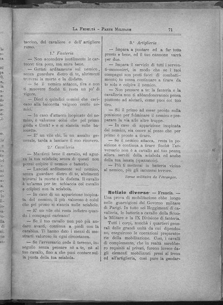 La fedeltà : giornale quindicinale della Società romana dei reduci dalle battaglie in difesa del papato