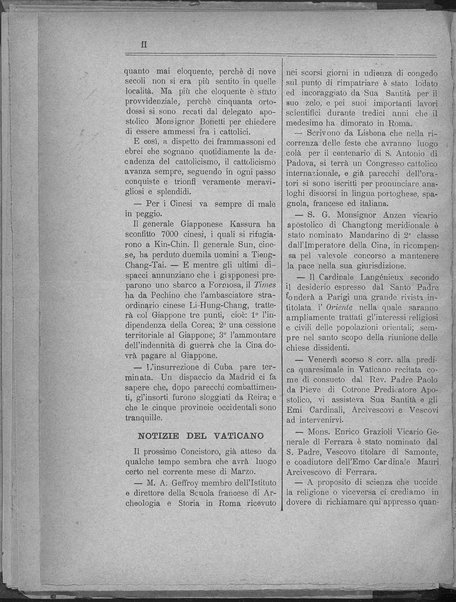 La fedeltà : giornale quindicinale della Società romana dei reduci dalle battaglie in difesa del papato