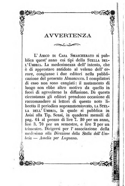 L'amico di casa smascherato almanacco per l'anno ...