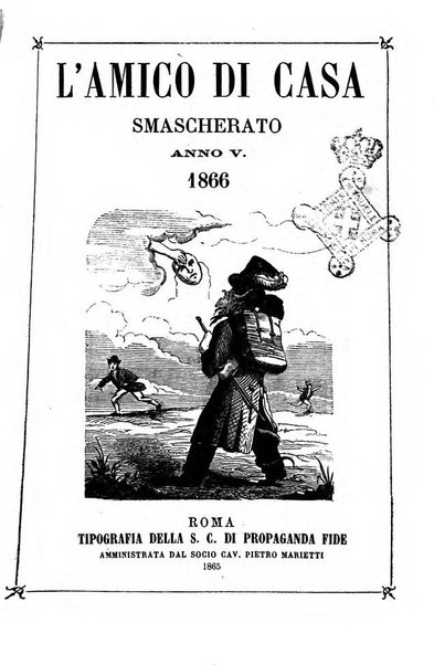 L'amico di casa smascherato almanacco per l'anno ...