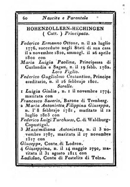 Almanacco di corte