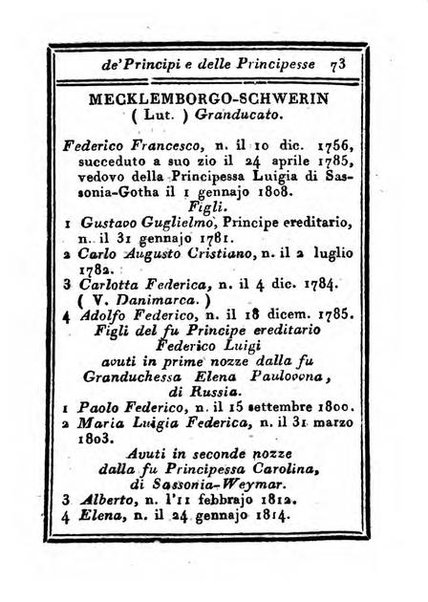 Almanacco di corte