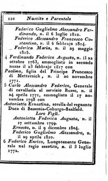 Almanacco di corte