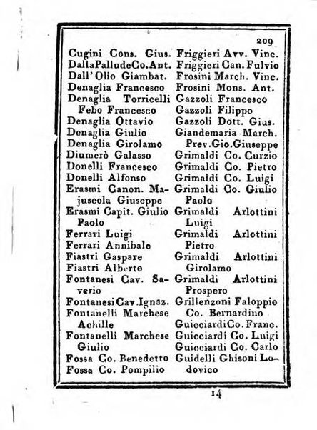 Almanacco di corte