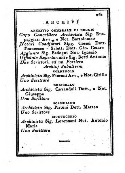 Almanacco di corte