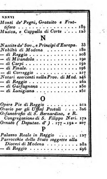 Almanacco di corte