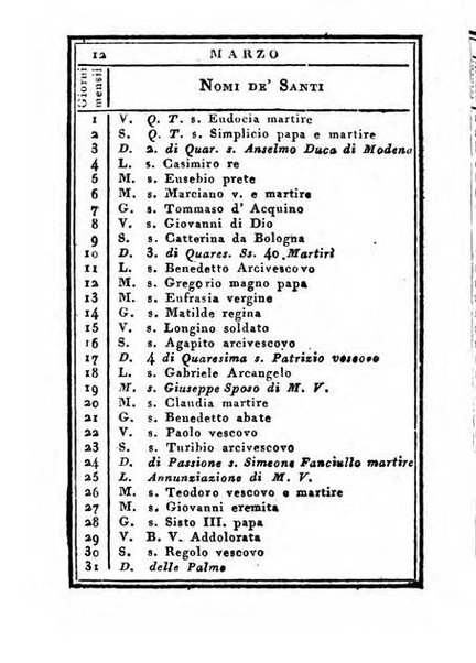 Almanacco di corte