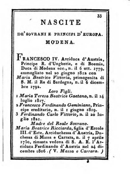 Almanacco di corte