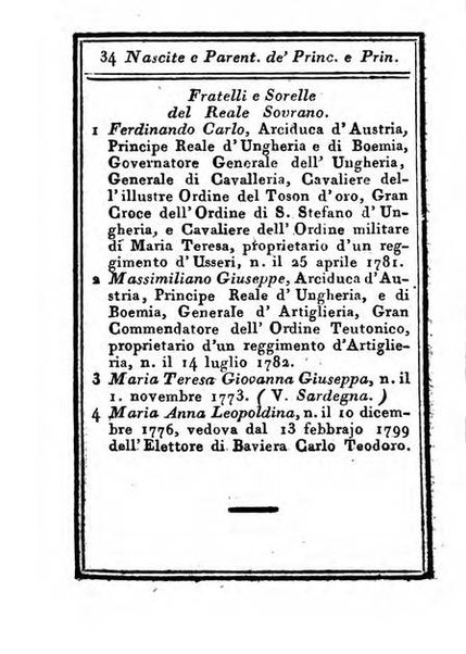 Almanacco di corte