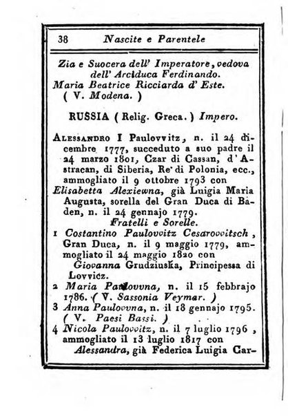 Almanacco di corte