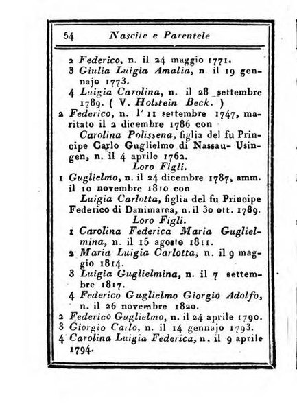 Almanacco di corte