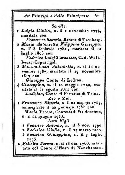 Almanacco di corte