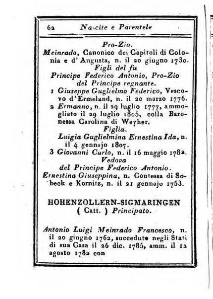 Almanacco di corte