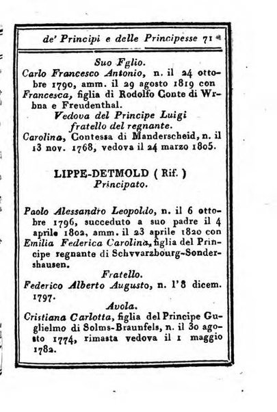 Almanacco di corte