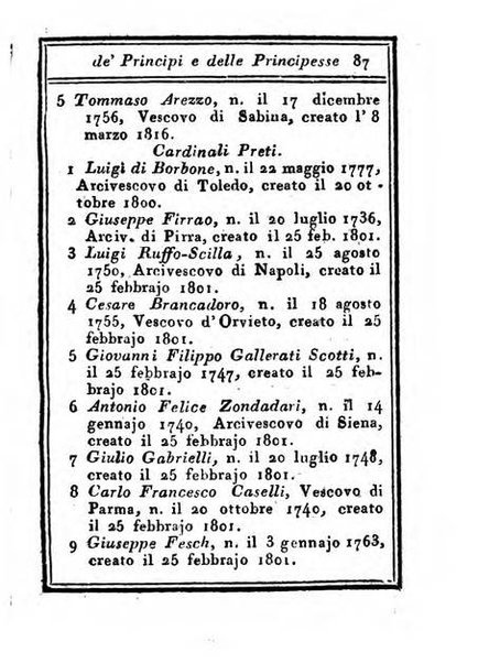 Almanacco di corte