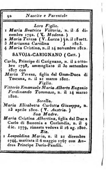 Almanacco di corte