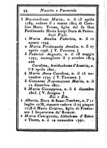 Almanacco di corte