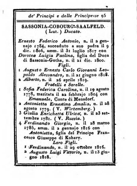 Almanacco di corte