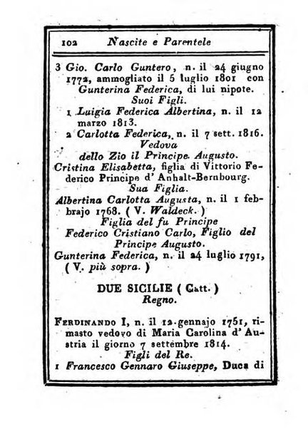 Almanacco di corte