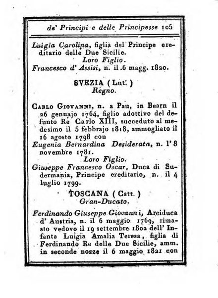 Almanacco di corte