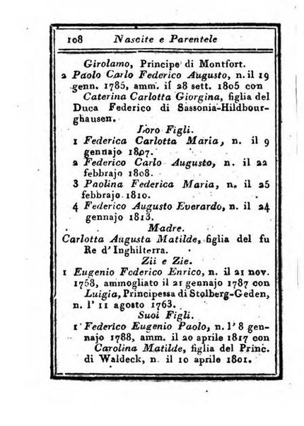 Almanacco di corte