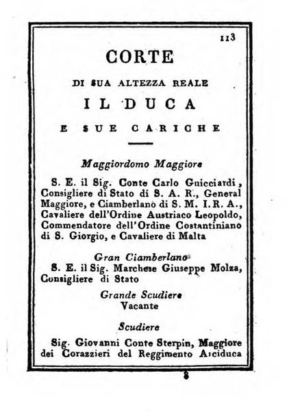 Almanacco di corte