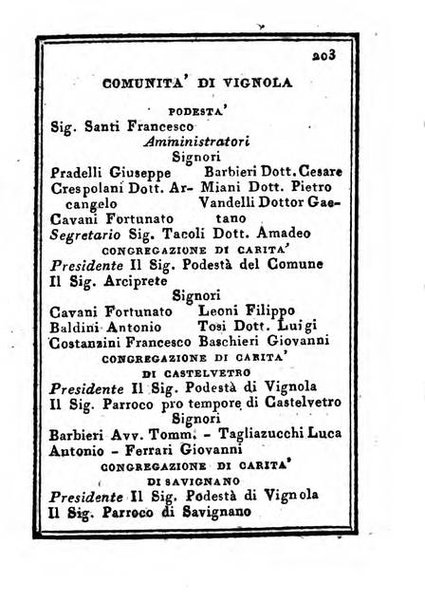 Almanacco di corte