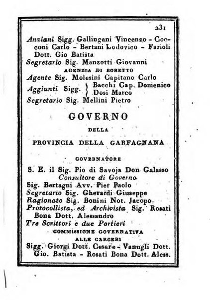 Almanacco di corte