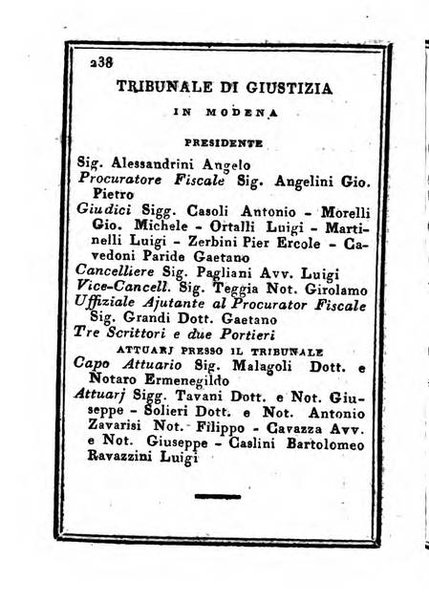 Almanacco di corte