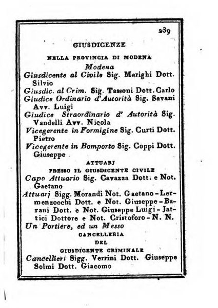 Almanacco di corte