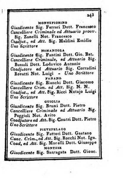 Almanacco di corte