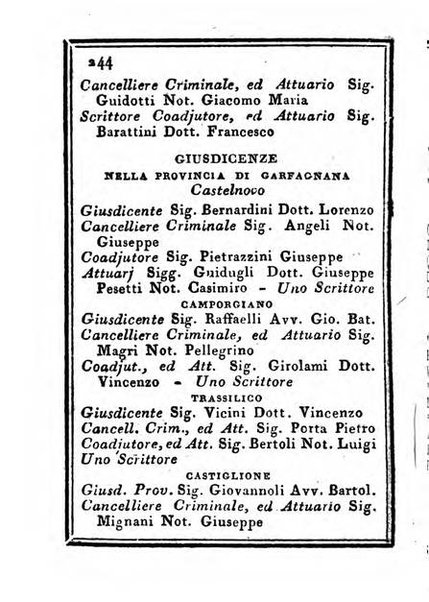 Almanacco di corte