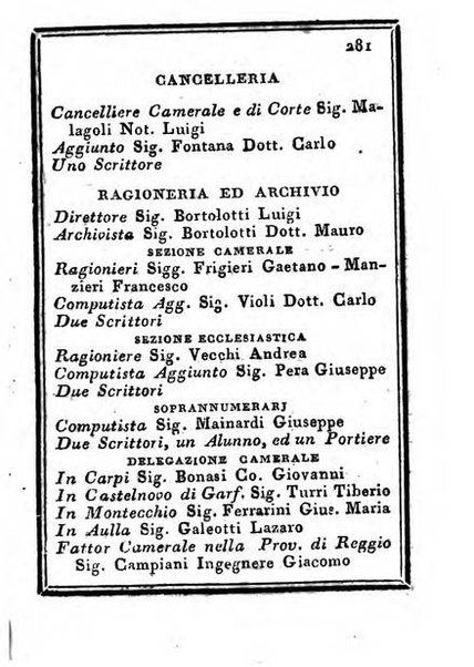 Almanacco di corte