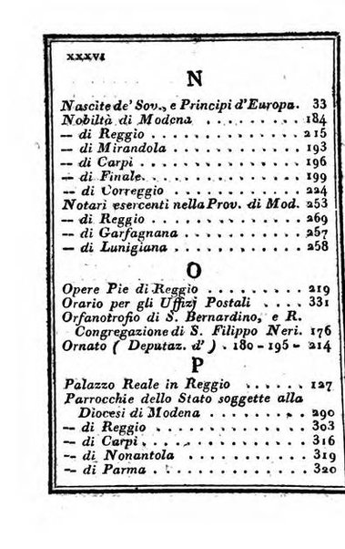 Almanacco di corte