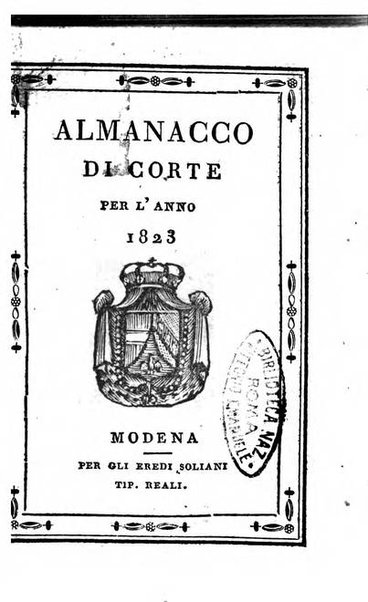 Almanacco di corte