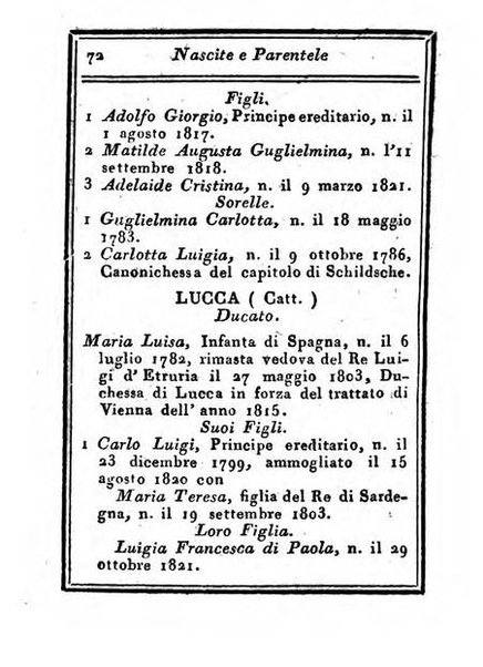 Almanacco di corte