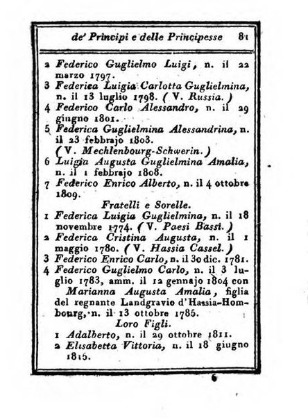 Almanacco di corte