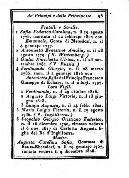 Almanacco di corte