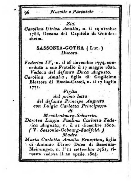 Almanacco di corte