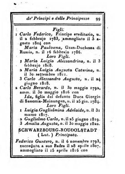 Almanacco di corte