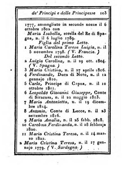 Almanacco di corte