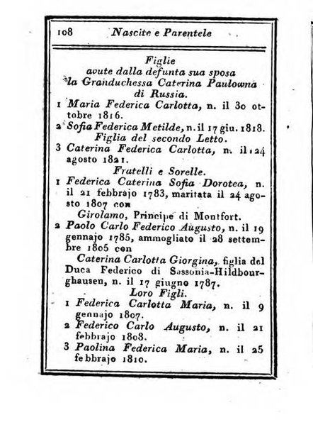 Almanacco di corte