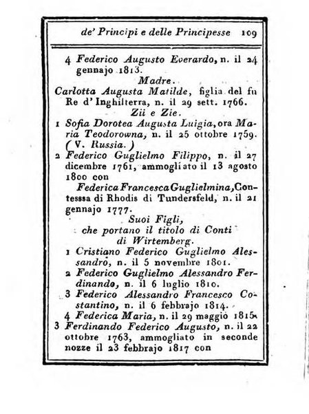 Almanacco di corte